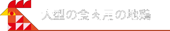 大型の食肉用の地鶏